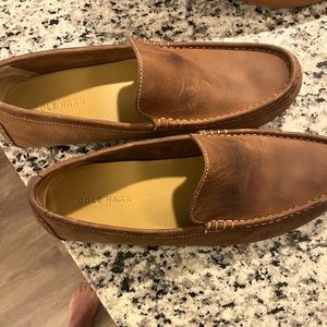 Cole Haan brown leather loafers 10.5